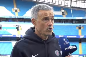 恩里克：我们下半场吃了不少苦头，曼城的表现配得上更多进球